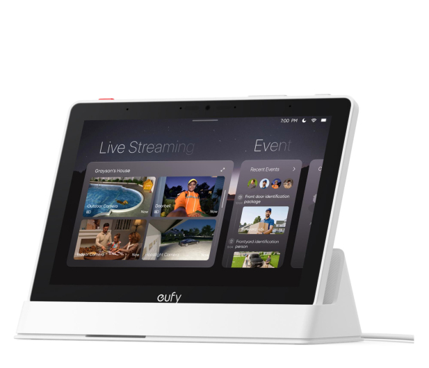 Eufy Inteligentny wyświetlacz E10 czarno-biały - 1505452 - zdjęcie
